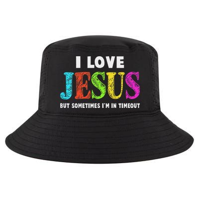 Cute I Love Jesus Christian Faith Gifts Cool Comfort Performance Bucket Hat