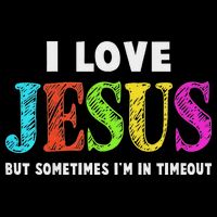Cute I Love Jesus Christian Faith Gifts Toddler T-Shirt