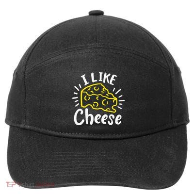 Cheese I Like Cheese 7-Panel Snapback Hat