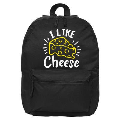 Cheese I Like Cheese 16 in Basic Backpack