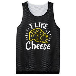 Cheese I Like Cheese Mesh Reversible Basketball Jersey Tank