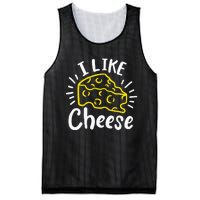 Cheese I Like Cheese Mesh Reversible Basketball Jersey Tank