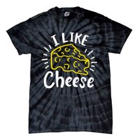 Cheese I Like Cheese Tie-Dye T-Shirt