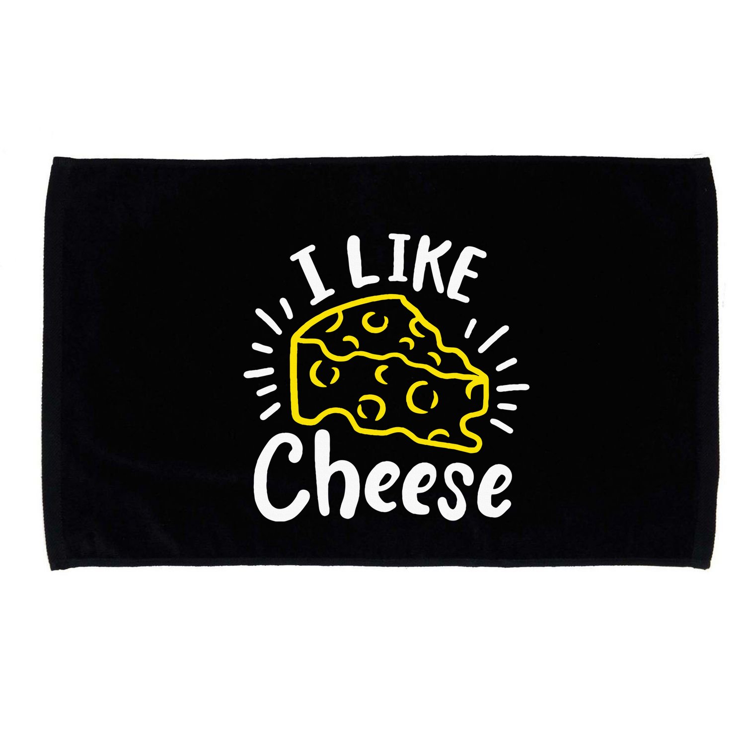 Cheese I Like Cheese Microfiber Hand Towel