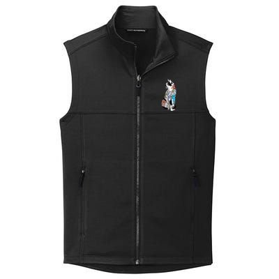 Cat In Lotus Tattoo Collective Smooth Fleece Vest