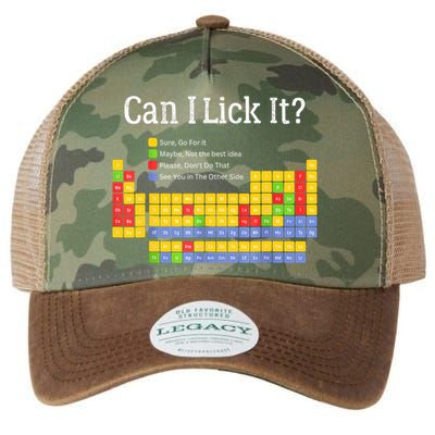 Can I Lick It Periodic Table Teacher Student  Legacy Tie Dye Trucker Hat