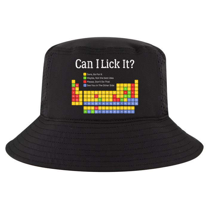 Can I Lick It Periodic Table Teacher Student  Cool Comfort Performance Bucket Hat