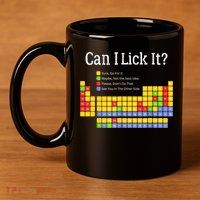 Can I Lick It Periodic Table Teacher Student  11oz C Handle Ceramic Mug