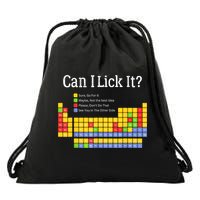 Can I Lick It Periodic Table Teacher Student  Drawstring Bag