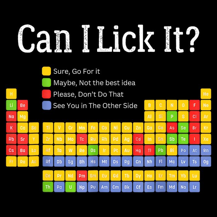 Can I Lick It Periodic Table Teacher Student  Drawstring Bag