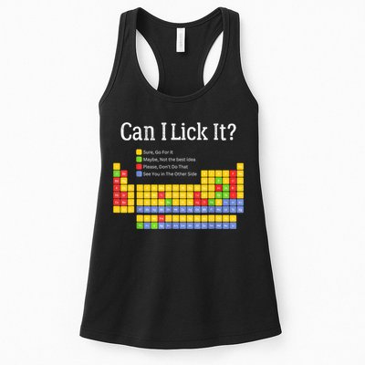 Can I Lick It Periodic Table Teacher Student  Womens Tank Top