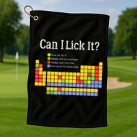 Can I Lick It Periodic Table Teacher Student  Golf Towel