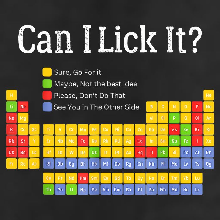 Can I Lick It Periodic Table Teacher Student  Golf Towel