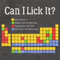 Can I Lick It Periodic Table Teacher Student  Vector Backpack