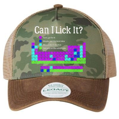 Can I Lick It Periodic Table Teacher Student Legacy Tie Dye Trucker Hat