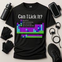 Can I Lick It Periodic Table Teacher Student Cooling Performance Crew T-Shirt