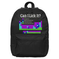 Can I Lick It Periodic Table Teacher Student 16 in Basic Backpack