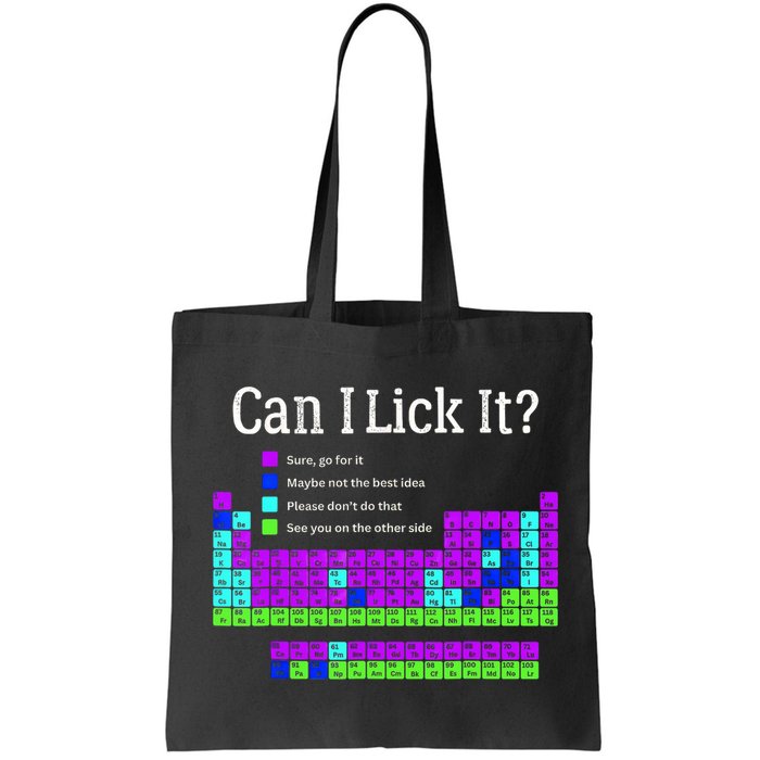 Can I Lick It Periodic Table Teacher Student Bag