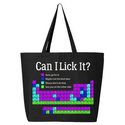 Can I Lick It Periodic Table Teacher Student 25L Jumbo Tote