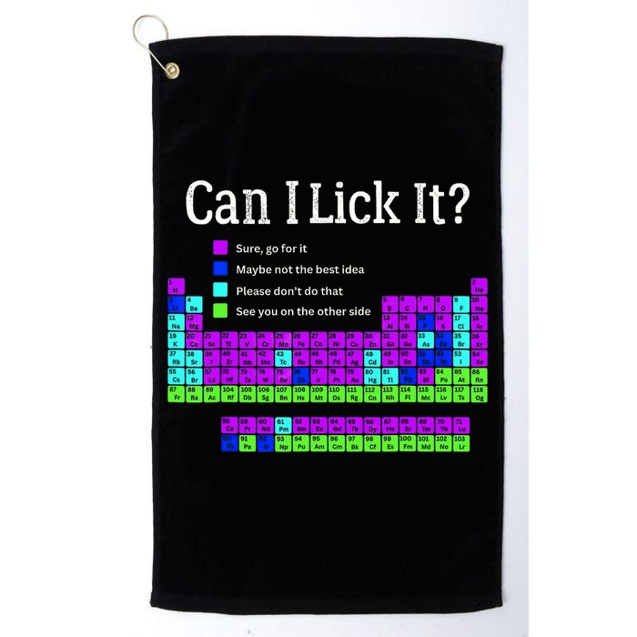 Can I Lick It Periodic Table Teacher Student Golf Towel