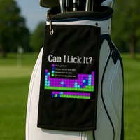 Can I Lick It Periodic Table Teacher Student Golf Towel