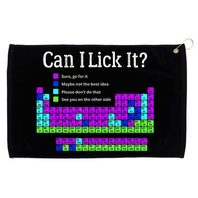 Can I Lick It Periodic Table Teacher Student Grommeted Golf Towel