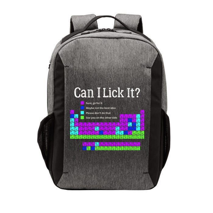 Can I Lick It Periodic Table Teacher Student Vector Backpack