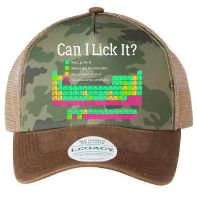 Can I Lick It Periodic Table Teacher Student  Legacy Tie Dye Trucker Hat