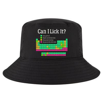 Can I Lick It Periodic Table Teacher Student  Cool Comfort Performance Bucket Hat