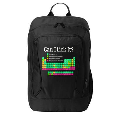 Can I Lick It Periodic Table Teacher Student  City Backpack