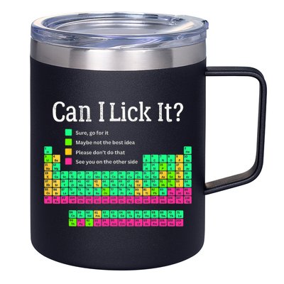 Can I Lick It Periodic Table Teacher Student  12oz Stainless Steel Coffee Mug