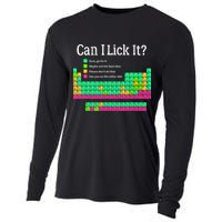 Can I Lick It Periodic Table Teacher Student  Cooling Performance Long Sleeve Crew