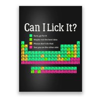 Can I Lick It Periodic Table Teacher Student  Poster