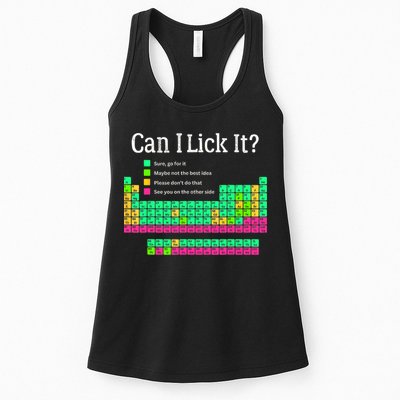 Can I Lick It Periodic Table Teacher Student  Womens Tank Top