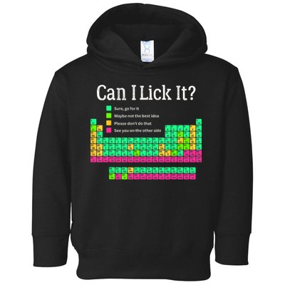 Can I Lick It Periodic Table Teacher Student  Toddler Hoodie