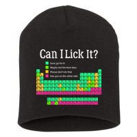 Can I Lick It Periodic Table Teacher Student  Short Acrylic Beanie