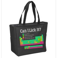 Can I Lick It Periodic Table Teacher Student  Zip Tote Bag