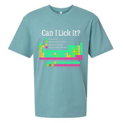 Can I Lick It Periodic Table Teacher Student  Sueded Cloud Jersey T-Shirt