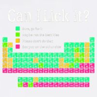 Can I Lick It Periodic Table Teacher Student  Garment-Dyed Sweatshirt