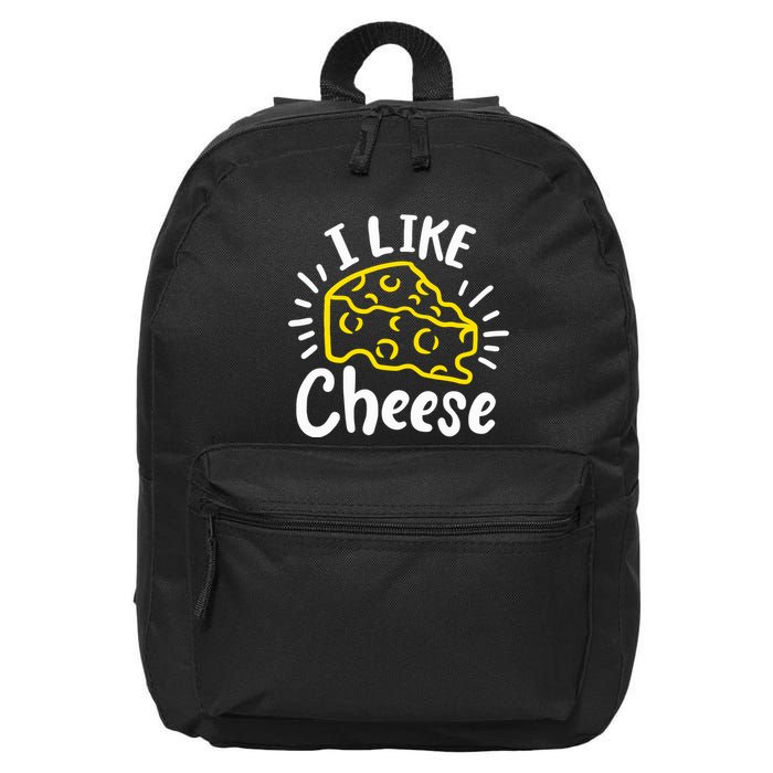 Cheese I Like Cheese 16 in Basic Backpack