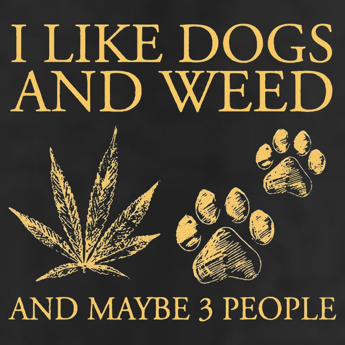 Cannabis I Like Dogs And Weed And Maybe 3 People 11oz C Handle Ceramic Mug