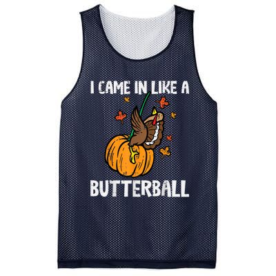 Came In Like A Butterball Funny Thanksgiving Mesh Reversible Basketball Jersey Tank