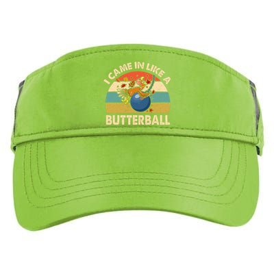 Came In Like A Butterball Funny Thanksgiving Adult Drive Performance Visor