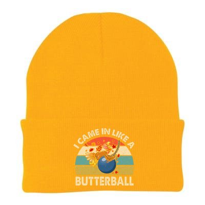 Came In Like A Butterball Funny Thanksgiving Knit Cap Winter Beanie