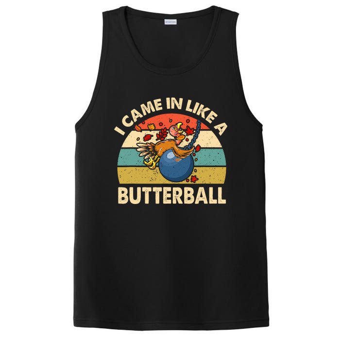 Came In Like A Butterball Funny Thanksgiving PosiCharge Competitor Tank