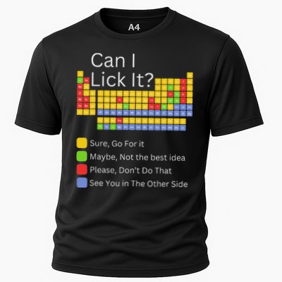 Can I Lick It Funny 100 Days Of School Periodic Table Performance Shirt