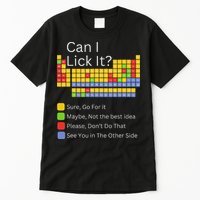 Can I Lick It Funny 100 Days Of School Periodic Table Tall T-Shirt