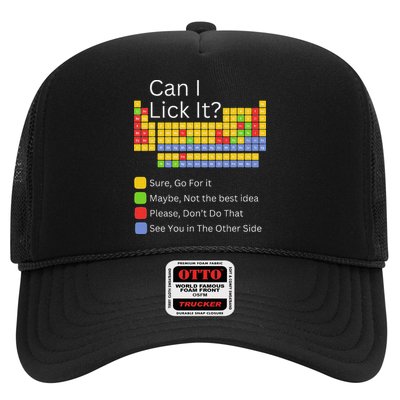 Can I Lick It Funny 100 Days Of School Periodic Table Trucker Hat