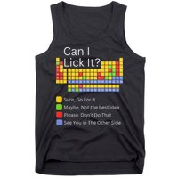 Can I Lick It Funny 100 Days Of School Periodic Table Tank Top