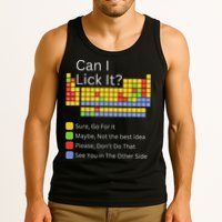 Can I Lick It Funny 100 Days Of School Periodic Table Tank Top